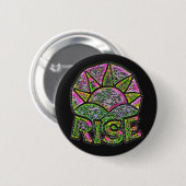 Neon Sun Rise ~ Uplifting Message Ronde Button 5,7 Cm (Voorkant /achterkant)