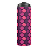 Neon Sunset Dotted Pattern Thermosbeker (Voorkant)