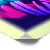 Neon Sunset Landschap Poster (Hoek)