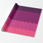Neon Sunset Pattern Cadeaupapier (Uitgerold)