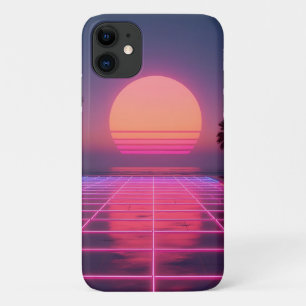 Neon Sunset Retro Telefoonhoesje Case-Mate iPhone Case