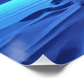 Neon Surf Penguin Perfect Poster (Hoek)