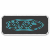 Neon Surf Sticker (Voorkant)