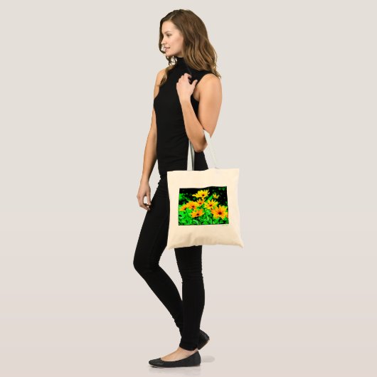 'Neon Susans' Budget Canvas Tas (Voorkant (model))