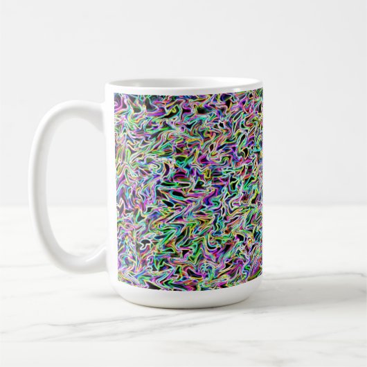 Neon Swirl 15oz Mok (Links)