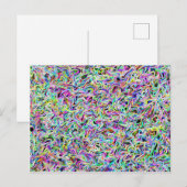 Neon Swirl Briefkaart (Voorkant / Achterkant)