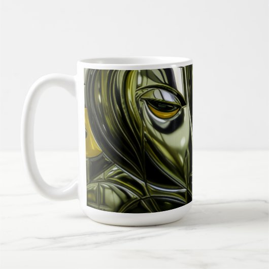 Neon Swirl Mug Koffiemok (Links)