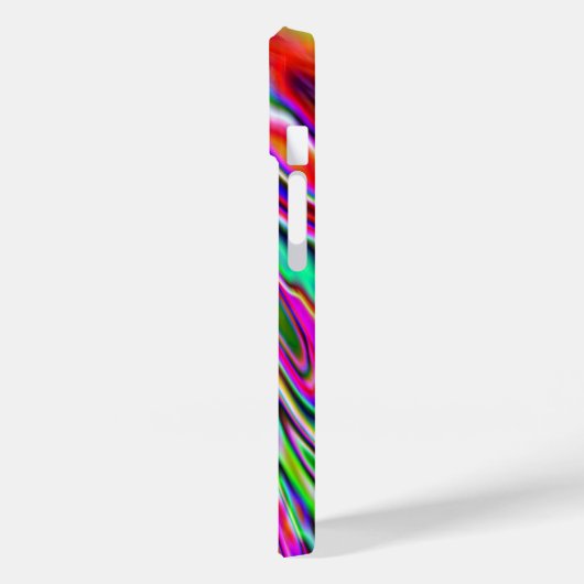 Neon Swirls Digital Art Design Case-Mate iPhone Case (Achterkant / Links)