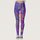 Neon Swirls Leggings (Voorkant)