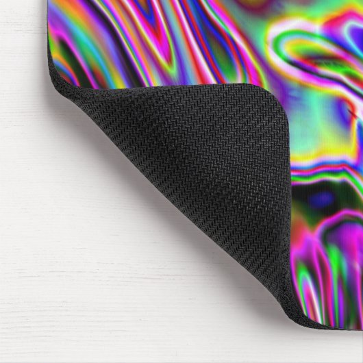 Neon Swirls Muismat (Hoek)