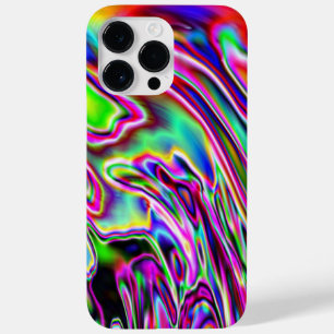 Neon Swirls Multicolored Digital Art Case-Mate iPhone Case