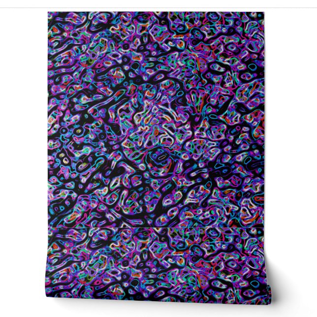 Neon Symphony Design Behang (Afrollen)