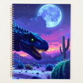 Neon T Rex Night Run Planner (Voorkant)