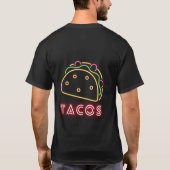 Neon Tacos-symbool T-shirt (Achterkant)