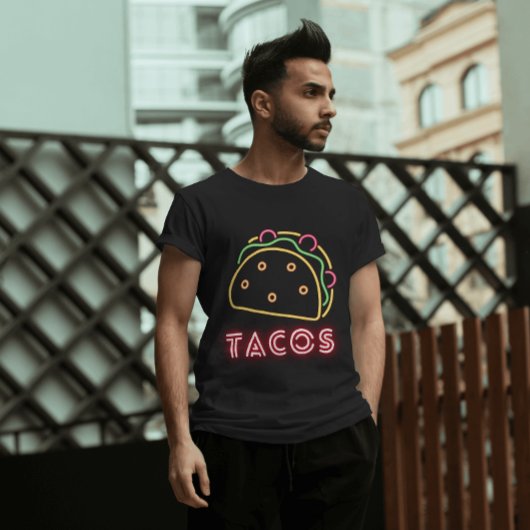 Neon Tacos-symbool T-shirt