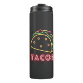 Neon Tacos-symbool Thermosbeker (Voorkant)