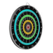 Neon Target Dartbord (Voorkant Links)