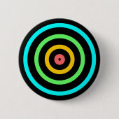 Neon Target Ronde Button 5,7 Cm (Voorkant)