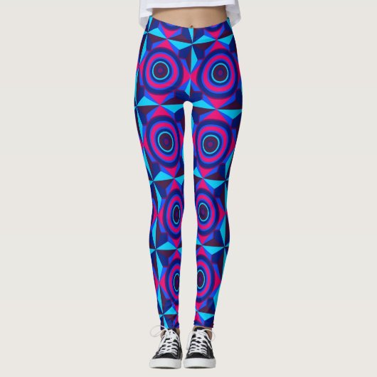 Neon Tech Pulse Leggings (Voorkant)