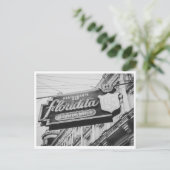  Neon-teken in Floridita Bar in Havana, Cuba Briefkaart (Staand voorkant)