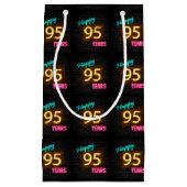 Neon-teken op baksteen voor 95e verjaardag klein cadeauzakje (Voorkant)