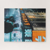 Neon Tekens bij Nacht in Tokio Japan Legpuzzel (Horizontaal)