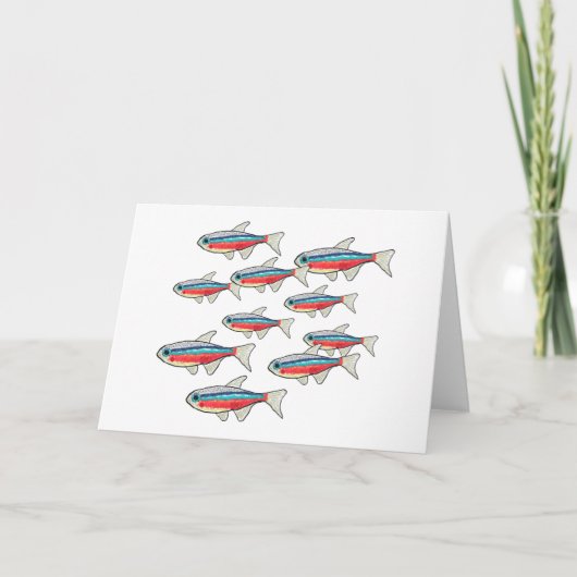 Neon Tetra Kaart (Voorkant)