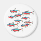 Neon Tetra Magneet (Voorkant)