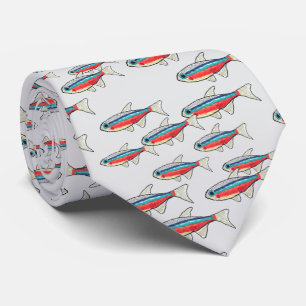 Neon Tetra Stropdas
