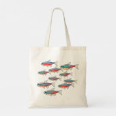 Neon Tetra Tote Bag (Achterkant)