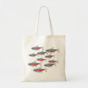Neon Tetra Tote Bag