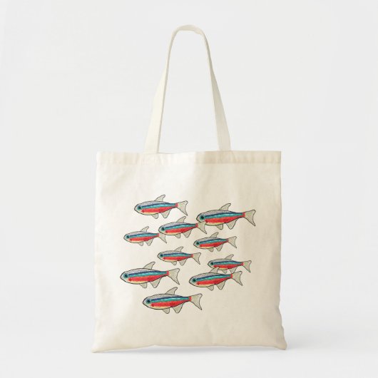 Neon Tetra Tote Bag (Voorkant)