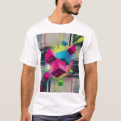 Neon Tetris Strike T-shirt (Voorkant)