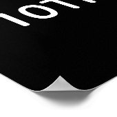 Neon themed jarig welkomstteken poster (Hoek)