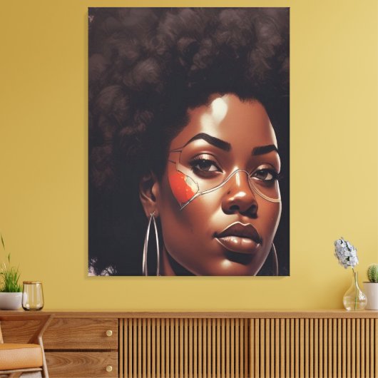 Neon Theology for Uncertain Saints   Canvas Afdruk (Insitu (Woonkamer))