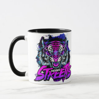 Neon Tiger Urban Streetwear Design Mok