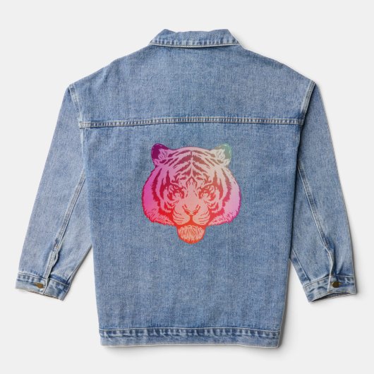 Neon Tijger Denim Jacket (Achterkant)