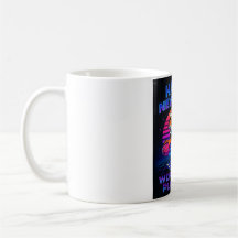 Neon Tijger Gelukkig Nieuwjaar - Retro 80s Motiver
