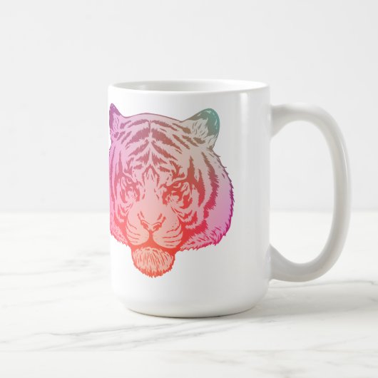 Neon Tijger Koffiemok (Rechts)
