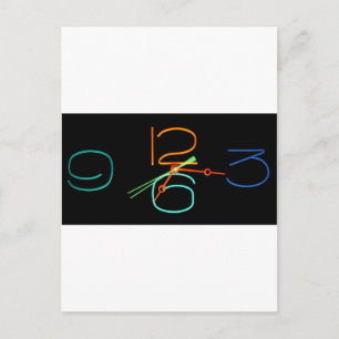 Neon Time Briefkaart
