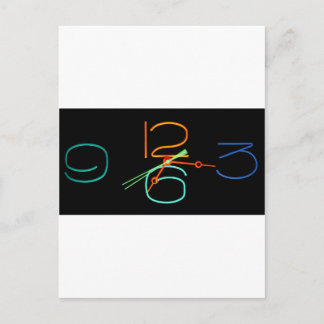 Neon Time Briefkaart