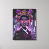Neon Toekomst ID1028 Canvas Afdruk (Voorkant)