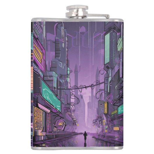 Neon Toekomst ID1028 Heupfles (Achterkant)