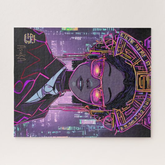 Neon Toekomst ID1028 Legpuzzel (Horizontaal)