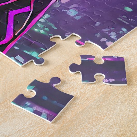 Neon Toekomst ID1028 Legpuzzel (Zijkant)