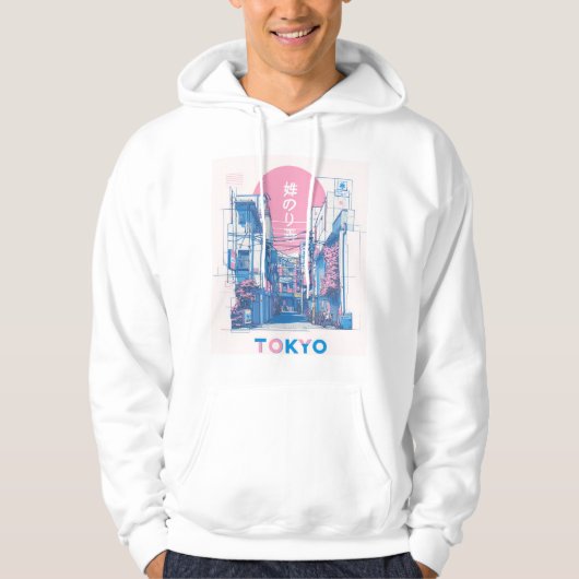Neon Tokio Hoodie (Voorkant)