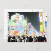 Neon Tokyo Briefkaart (Voorkant / Achterkant)