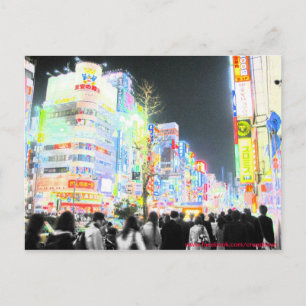 Neon Tokyo Briefkaart