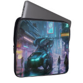 Neon Tokyo Nights (Cyber Edition) Laptop Sleeve (Voorkant Rechts)