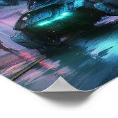 Neon Tokyo Nights (Cyber Edition) Poster (Hoek)